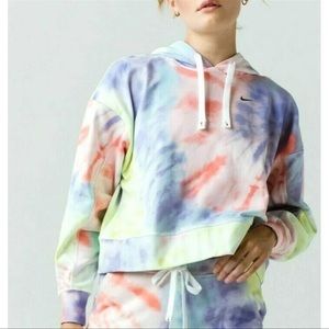 Nike Women Get Fit French Terry Tie- Dye Training Hoodie